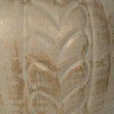 Vase Beige Gylden Jern 25 x 25 x 33 cm #5