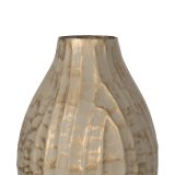 Vase Beige Gylden Jern 16 x 16 x 30 cm #4
