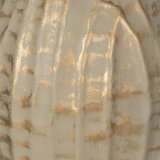 Vase Beige Gylden Jern 16 x 16 x 30 cm #5