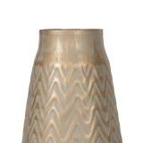 Vase Beige Gylden Jern 21 x 21 x 34 cm #4
