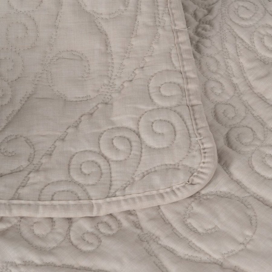 Sengetppe (vattppe) Beige 180 x 1 x 260 cm #5