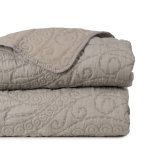 Sengetppe (vattppe) Taupe 240 x 1 x 260 cm #1