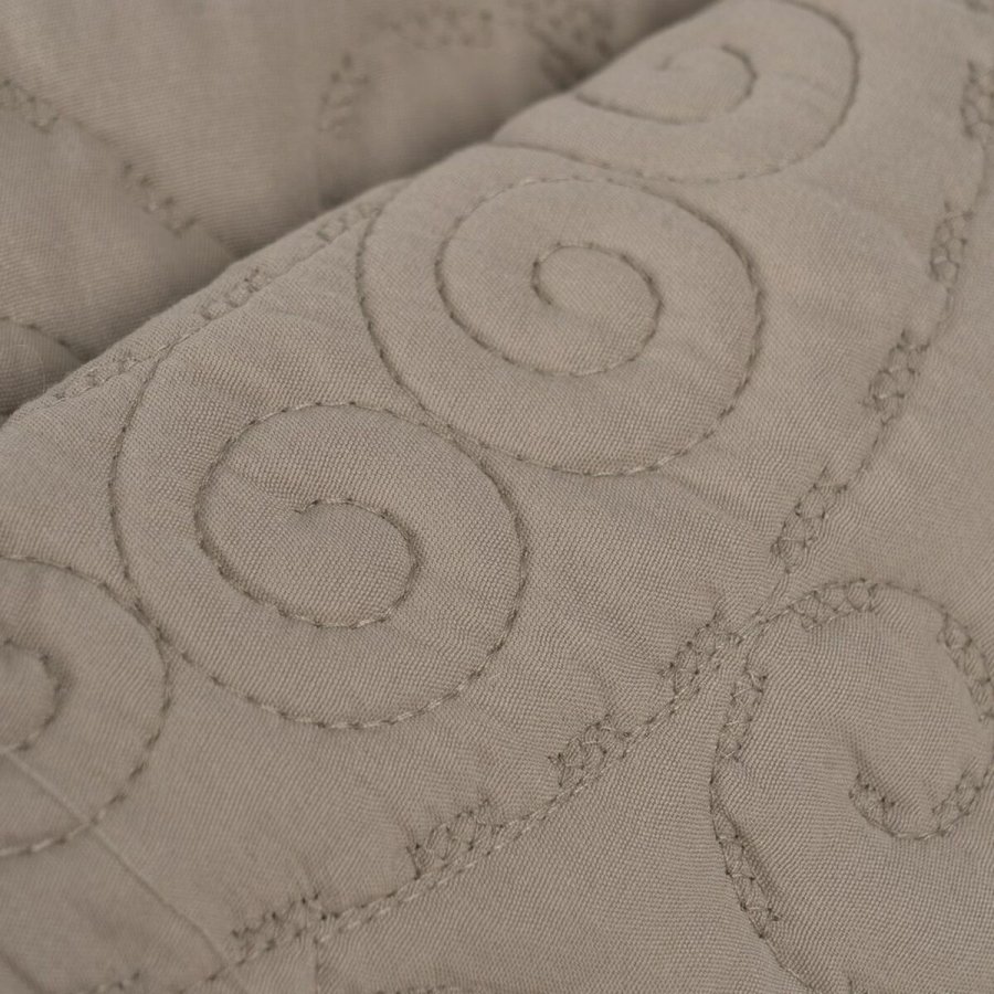 Sengetppe (vattppe) Taupe 240 x 1 x 260 cm #13