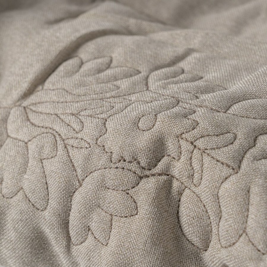 Sengetppe (vattppe) Taupe 240 x 1 x 260 cm #9