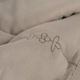 Sengetppe (vattppe) Taupe 240 x 1 x 260 cm #13