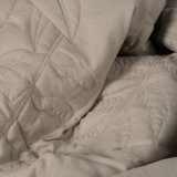 Sengetppe (vattppe) Taupe 180 x 1 x 260 cm #9