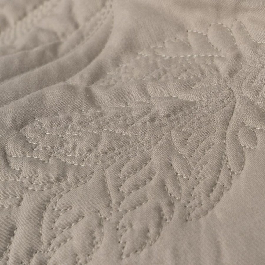 Sengetppe (vattppe) Taupe 180 x 1 x 260 cm #13