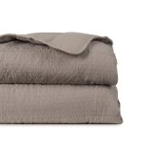 Sengetppe (vattppe) Taupe 240 x 1 x 260 cm #1