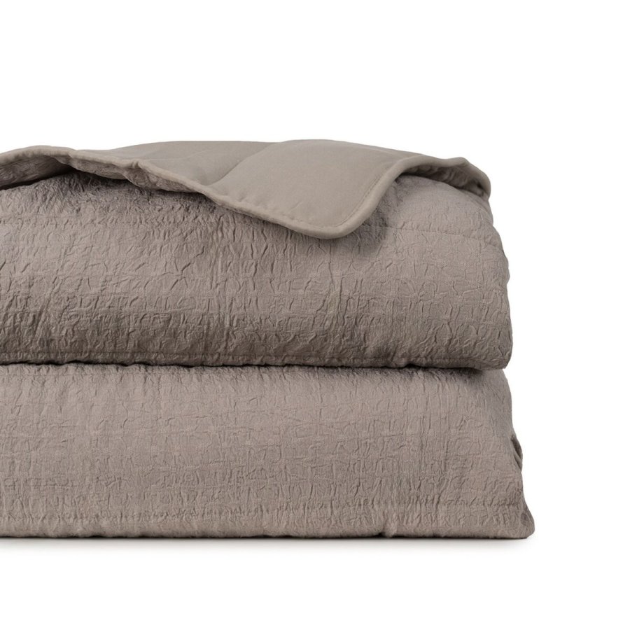 Sengetppe (vattppe) Taupe 240 x 1 x 260 cm #1