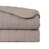 Sengetppe (vattppe) Taupe 180 x 1 x 260 cm #1