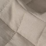 Sengetppe (vattppe) Taupe 180 x 1 x 260 cm #13