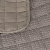 Sengetppe (vattppe) Taupe 240 x 1 x 260 cm #5