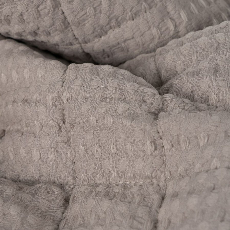 Sengetppe (vattppe) Taupe 240 x 1 x 260 cm #9