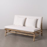 2 personers sofa Natur 135 x 86 x 81 cm #2