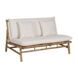 2 personers sofa Natur 135 x 86 x 81 cm #1
