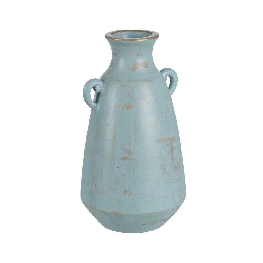 Vase Turkisbl Terrakotta 25 x 27 x 45 cm #1