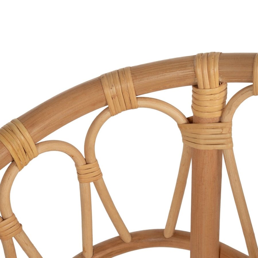 Spisebordsstol Hvid Natur Spanskrr 58 x 59 x 78 cm #7