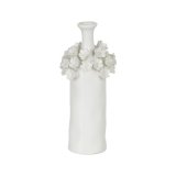 Vase Hvid Keramik 14 x 14 x 36 cm #1
