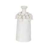 Vase Hvid Keramik 15 x 15 x 31 cm #1