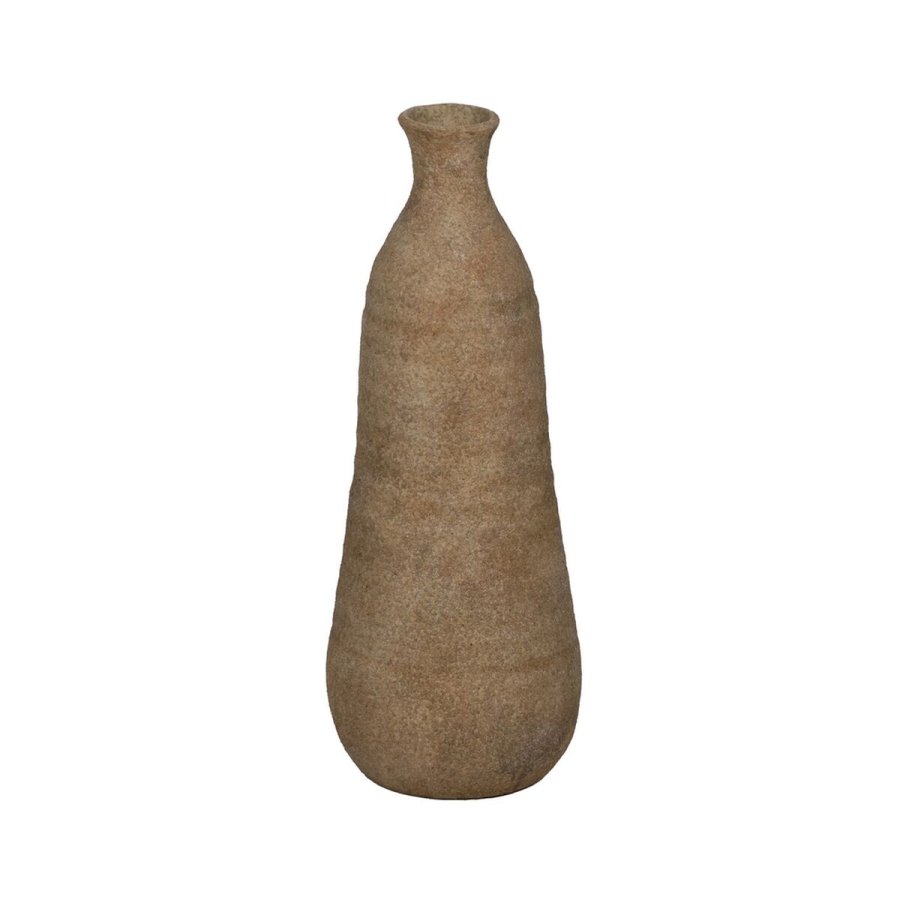 Vase Beige Keramik 21 x 21 x 51 cm #1