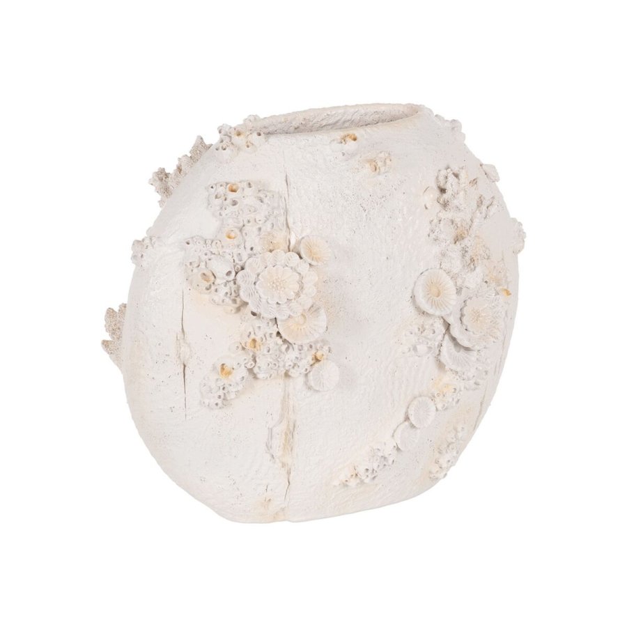 Vase Hvid Polyesterharpisk 40 x 19 x 36 cm #1