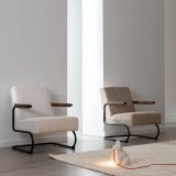 Lnestol Sort Beige 61 x 70 x 85 cm #3