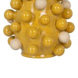 Vase Gul Hvid Keramik 21 x 21 x 26 cm #6