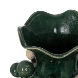 Vase Hvid Grn Keramik 24 x 24 x 31,5 cm #3