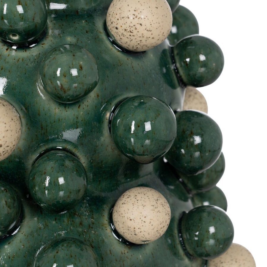 Vase Hvid Grn Keramik 24 x 24 x 31,5 cm #5