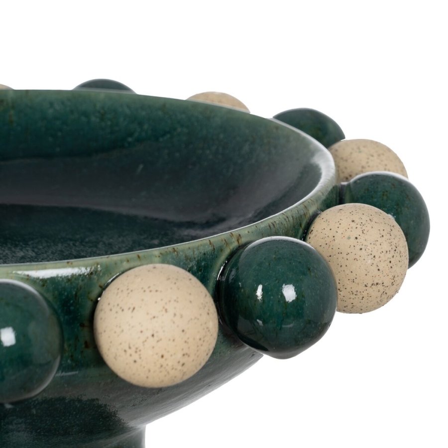 Borddekoration Hvid Grn Keramik #4