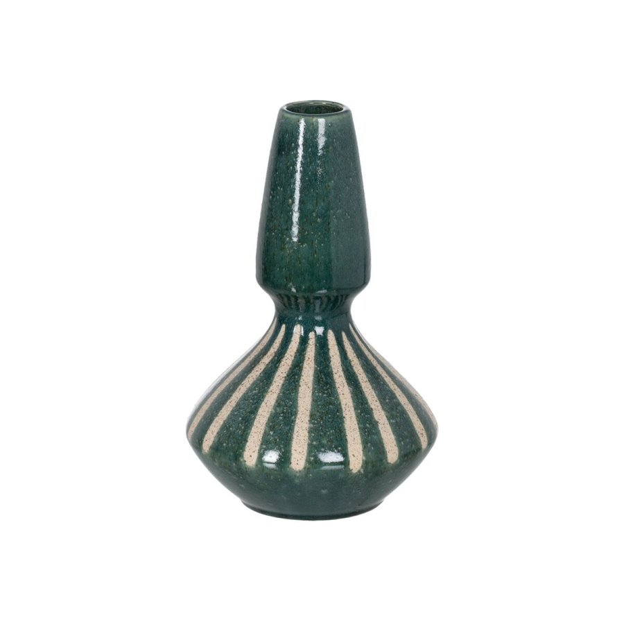 Vase Hvid Grn Keramik 19,3 x 19,3 x 31,2 cm #1
