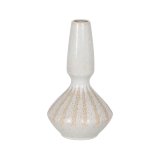 Vase Hvid Beige Keramik 21,8 x 21,8 x 40 cm #1