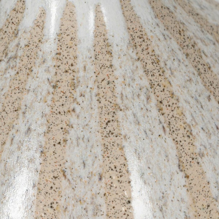 Vase Hvid Beige Keramik 21,8 x 21,8 x 40 cm #5