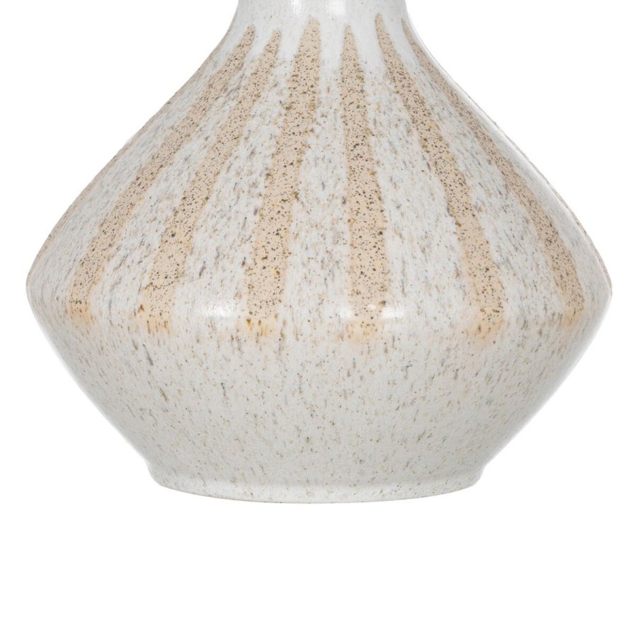 Vase Hvid Beige Keramik 21,8 x 21,8 x 40 cm #6
