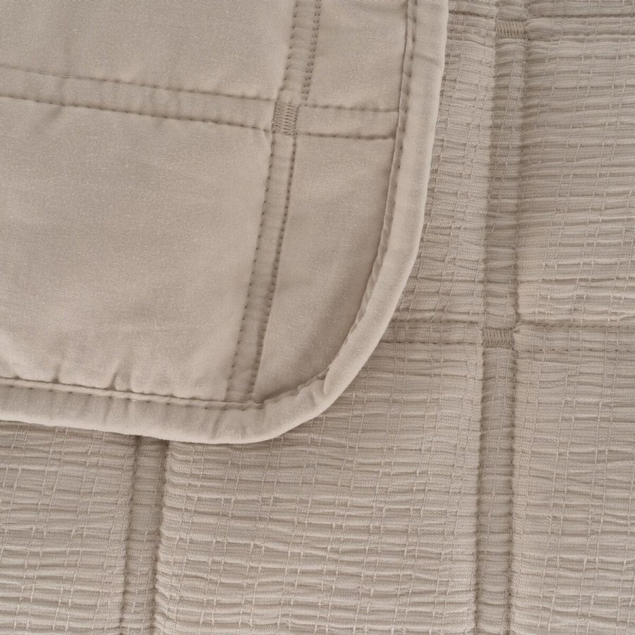 Sengetppe (vattppe) Beige 180 x 260 x 1 cm #5