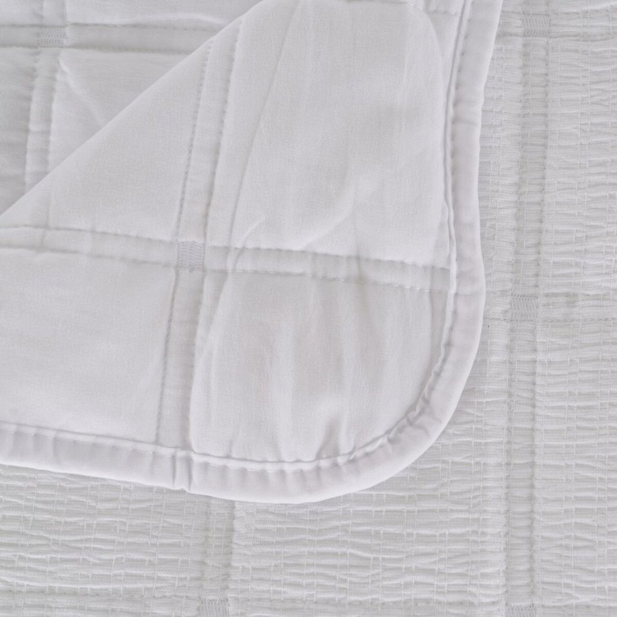 Sengetppe (vattppe) Hvid 180 x 260 x 1 cm #5