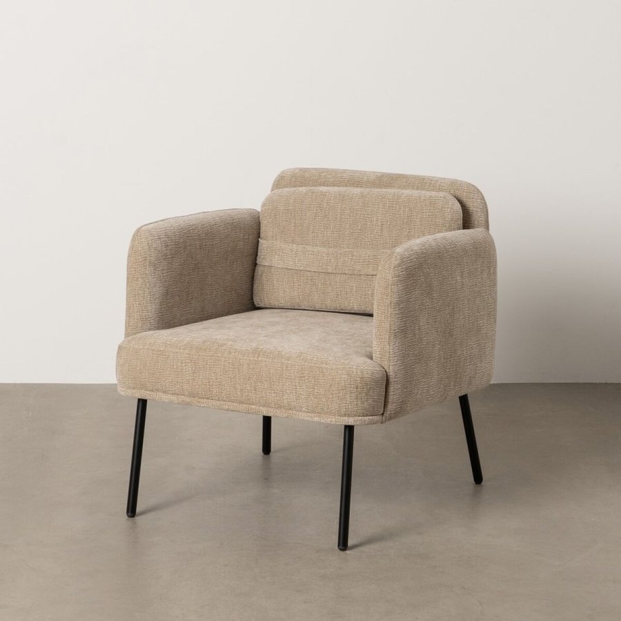 Lnestol Sort 72 x 72 x 73 cm #2