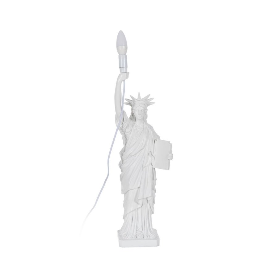 Bordlampe Hvid Harpiks 40 W 18,5 x 17 x 57 cm #1