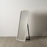 Fritstende spejl Hvid Krystal Paulonia tr 60 x 180 x 4 cm #5