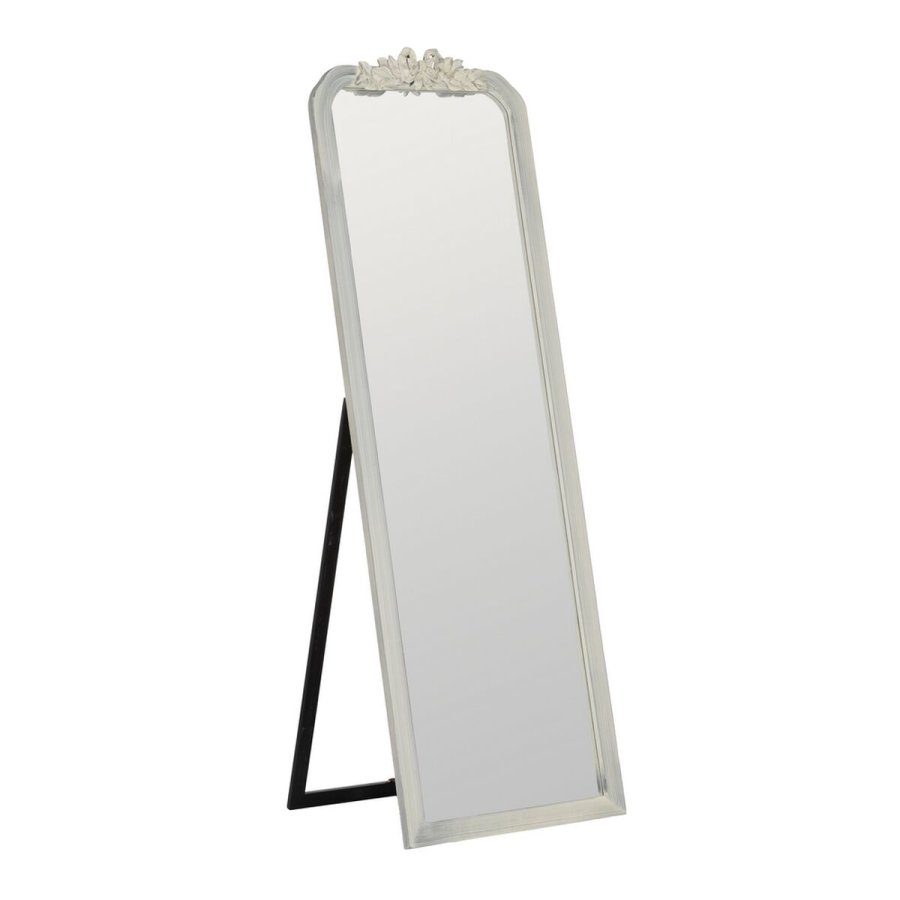Fritstende spejl Hvid Krystal Paulonia tr 60 x 180 x 4 cm #1