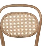 Spisebordsstol Beige Natur Gummitr Bomuld Polyester 41 x 41 x 89 cm #5