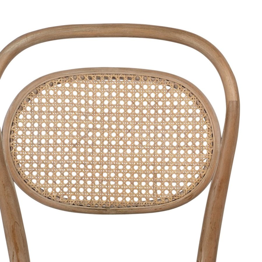 Spisebordsstol Beige Natur Gummitr Bomuld Polyester 41 x 41 x 89 cm #5