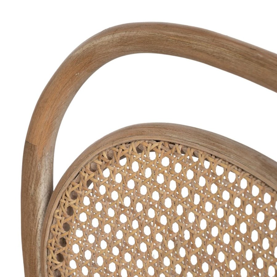 Spisebordsstol Beige Natur Gummitr Bomuld Polyester 41 x 41 x 89 cm #7