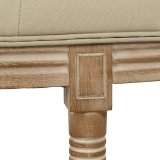 Stol Beige Gummitr 125 x 45 x 48 cm #21