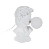 Bordlampe Hvid Harpiks #2