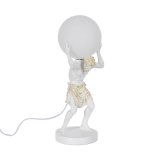 Bordlampe Hvid Harpiks #1