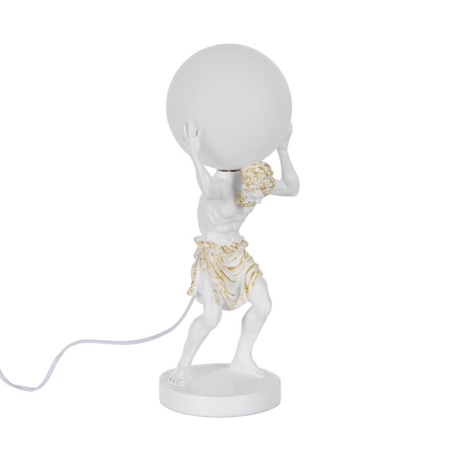 Bordlampe Hvid Harpiks #1