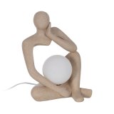Bordlampe Hvid Beige #1