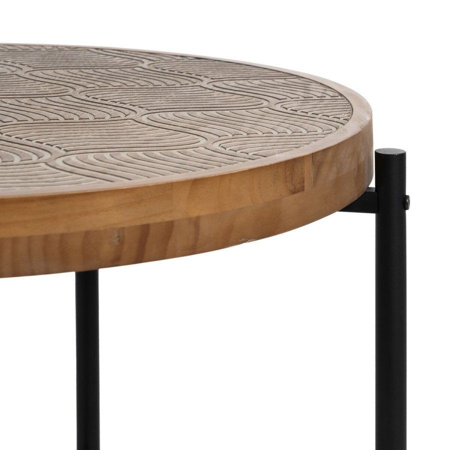 Sofabord Sort Natur #5