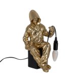 Bordlampe Sort Gylden Harpiks #1